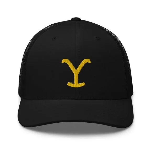 Yellowstone “Y” embroidered black trucker hat snapback (W) - Picture 2 of 3